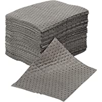 Los mejores  - Paquete de 50 almohadillas universales absorbentes de peso pesado para el mantenimiento general – cada almohadilla…